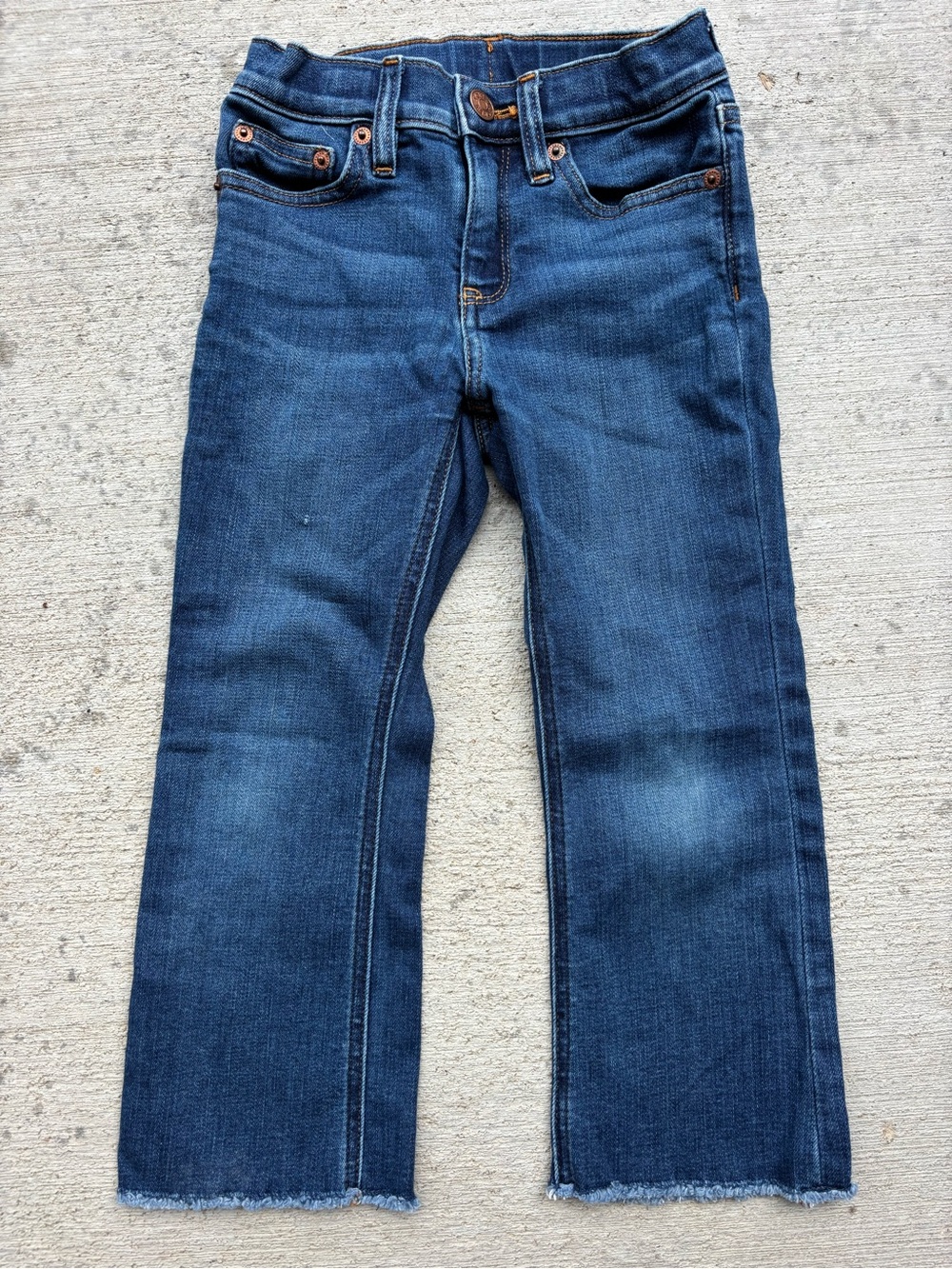Crewcuts Kids Dark Blue cropped Jeans